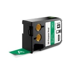 Dymo XTL 1868783 cinta vinilo blanco sobre verde 24mm | DYM1868783