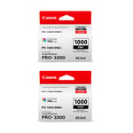 Canon PFI-1000 Pack Cartuchos PBK/MBK | CANB-PFI-1000PBKMBK