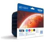 Brother LC-1100 XL Pack cartuchos (4 colores) | BRB-LC1100HYBKCMY_R