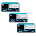 HP 771 Cartucho de tinta cian claro,775ml 3-pack | HPCR255A