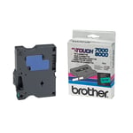Brother TX-731 cinta negro sobre verde 12mm x 15m | BROTX731