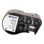 Brady M4-49-422 etiquetas de poliéster permanente negro sobre blanco 25,4 mm x 25,4 mm | BRAM4-49-422