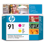 HP 91 Cabezal de impresión Magenta + Amarillo (C9461A) | HPC9461A