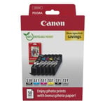 Canon PGI-530 / CLI-531 Multipack + papel fotográfico | CANB-6117C004