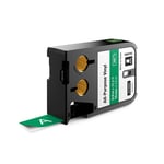 Dymo XTL 1868782 cinta vinilo blanco sobre verde 19mm | DYM1868782