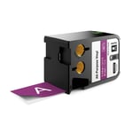 Dymo XTL 1868794 cinta vinilo blanco sobre morado 41mm | DYM1868794