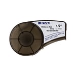 Brady M21-500-595-RD Cinta de vinilo blanco sobre rojo 12,7 mm x 6,40 m | BRAM21-500-595-RD
