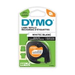 Dymo 18769 (S0718850) cinta tejido termoadhesivo negro sobre blanco 12mm | 18769