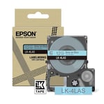 Epson LK-4LAS cinta gris sobre azul 12mm | EPSC53S672106