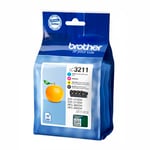 Brother LC3211 Pack 4 colores | BRB-LC3211BCMY_R