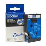 Brother TC-595 Cinta blanco sobre azul 9 mm | BROTC-595
