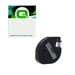 Q-Nomic 91208 (S0721730) cinta plástica negro sobre plateado 12mm | QN91208