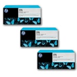 HP 771 Cartucho de tinta foto negro,775ml 3-pack | HPCR256A