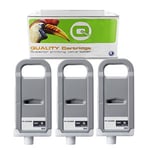 Q-Nomic PFI-703MBK XL Pack ahorro 3 cartuchos negro mate | QNB-PFI-303MBK