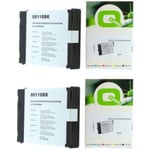 Q-Nomic S020118 Pack cartuchos de tinta (2 unidades) | QNB-S020118BK2X
