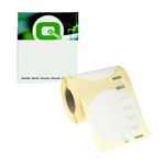 Q-Nomic 14681 (S0719250) etiquetas para CD/DVD negro sobre blanco 57 mm | QNS0719250