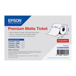 Epson S045390 papel mate premium blanco 102mm | EPSC33S045390