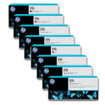 HP Pack Ahorro 711 (B/R/M/A/LM/LC/PB/LGY) 8 cartuchos | HPB-771