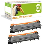 Q-nomic TN-2320 Pack doble toner negro XXL | QNB-TN2320BKXXLX2