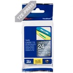 Brother TZe-PR955 Cinta continua Laminada Multipropósito 24mm | BROTZE-PR955