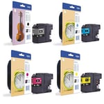 Brother LC-127XL/LC-125XL Pack 4 cartuchos | BRB-LC125XLC127XL