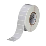 Brady THT-17-413-3 etiqueta de poliéster plata mate 50,80 x 25,40 mm | BRATHT-17-413-3