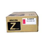 Riso S4281E Cartucho de tinta rojo marine (Riso S-4281E) | RISS4281E