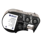 Brady M4-102-427 etiquetas de vinilo laminado negro sobre blanco/transparente 31,75 mm x 12,7 mm x 9,53 mm | BRAM4-102-427