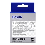 Epson LK-4TWN Cinta blanco sobre transparente 12mm (C53S654013) | EPSLK-4TWN