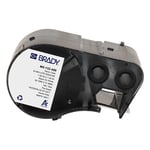 Brady M5-132-499 etiquetas de tejido de nailon negro sobre blanco 38,10 mm x 31,75 mm | BRAM5-132-499