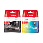 Canon Pack PG540XL negro + CL541XL color cartuchos de tinta XL | CANB-PG540XLCL541XL
