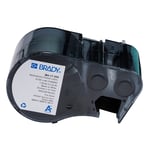 Brady M4-17-595 etiquetas de vinilo negro sobre blanco 25,40 mm x 12,70 mm | BRAM4-17-595