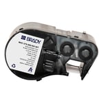 Brady M4C-375-595-RD-WT etiquetas de vinilo blanco sobre rojo 9,53 mm x 7,62 m | BRAM4C-375-595-RD-WT