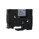 Q-Nomic TZe-223 cinta 9mm texto azul sobre blanco (8M) | QNTZe-223
