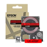 Epson LK-4RBF cinta negra sobre rojo fluorescente 12mm | EPSC53S672099