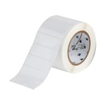 Brady THT-18-423-3 etiqueta poliéster blanco brillante 76,20 x 25,40 mm | BRATHT-18-423-3