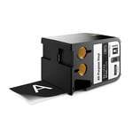 Dymo XTL 1868800 cinta vinilo blanco sobre negro 54mm | DYM1868800
