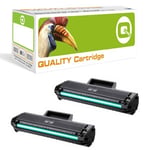 Q-nomic 106A (W1106A) Pack 2 toner negro | QNB-W1106AX2