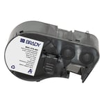 Brady M4C-375-461 etiquetas de poliéster laminadas negro sobre blanco 9,53 mm x 7,62 m | BRAM4C-375-461