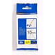 Brother TZe-FX241 cinta flexible 18mm texto negro sobre blanco (8M) | BROTZe-FX241