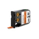 Dymo XTL 1868766 cinta de vinilo negro sobre naranja 12mm | DYM1868766