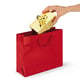 Bolsa de regalo | Charol | Rojo | 19 x 27 x 10 cm