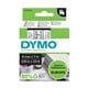 Dymo 40910 (S0720670) cinta plástica negro sobre transparente 9mm | 40910