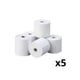 Pack 5x Rollo térmico | 80X80X12 | 39.5M | WHI1327995x5