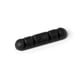 Sujetacables Durable | 4 clip | Negro | 2 unidades