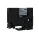 Q-Nomic TZe-S131 cinta súper adhesiva 12mm texto negro sobre transparente (8M) | QNTZe-S131
