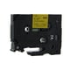 Q-Nomic TZe-S631 cinta súper adhesiva 12mm texto negro sobre amarillo (8M) | QNTZe-S631