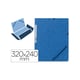 Carpeta de gomas de cartón | 320x243mm | Azul