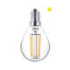 Bombilla Philips LED E14  | Filamento | Luz cálida | 4.3W | 2700K