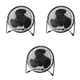 Pack 3x Ventilador de sobremesa | USB | Negro